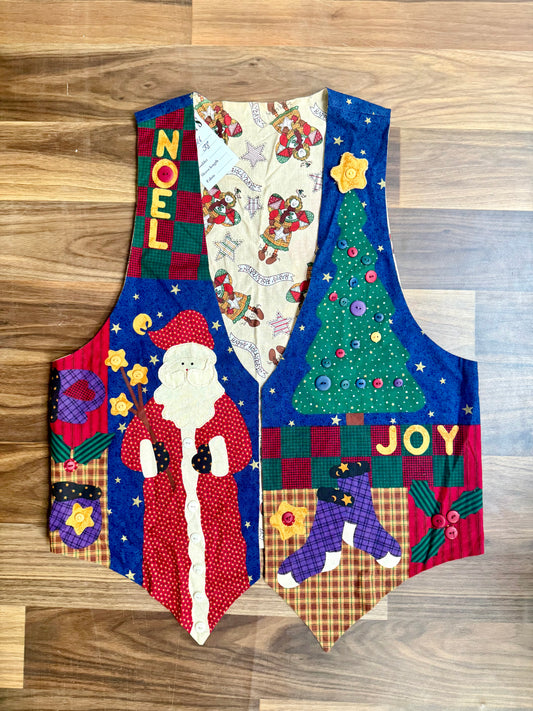 Christmas Embroidered vest