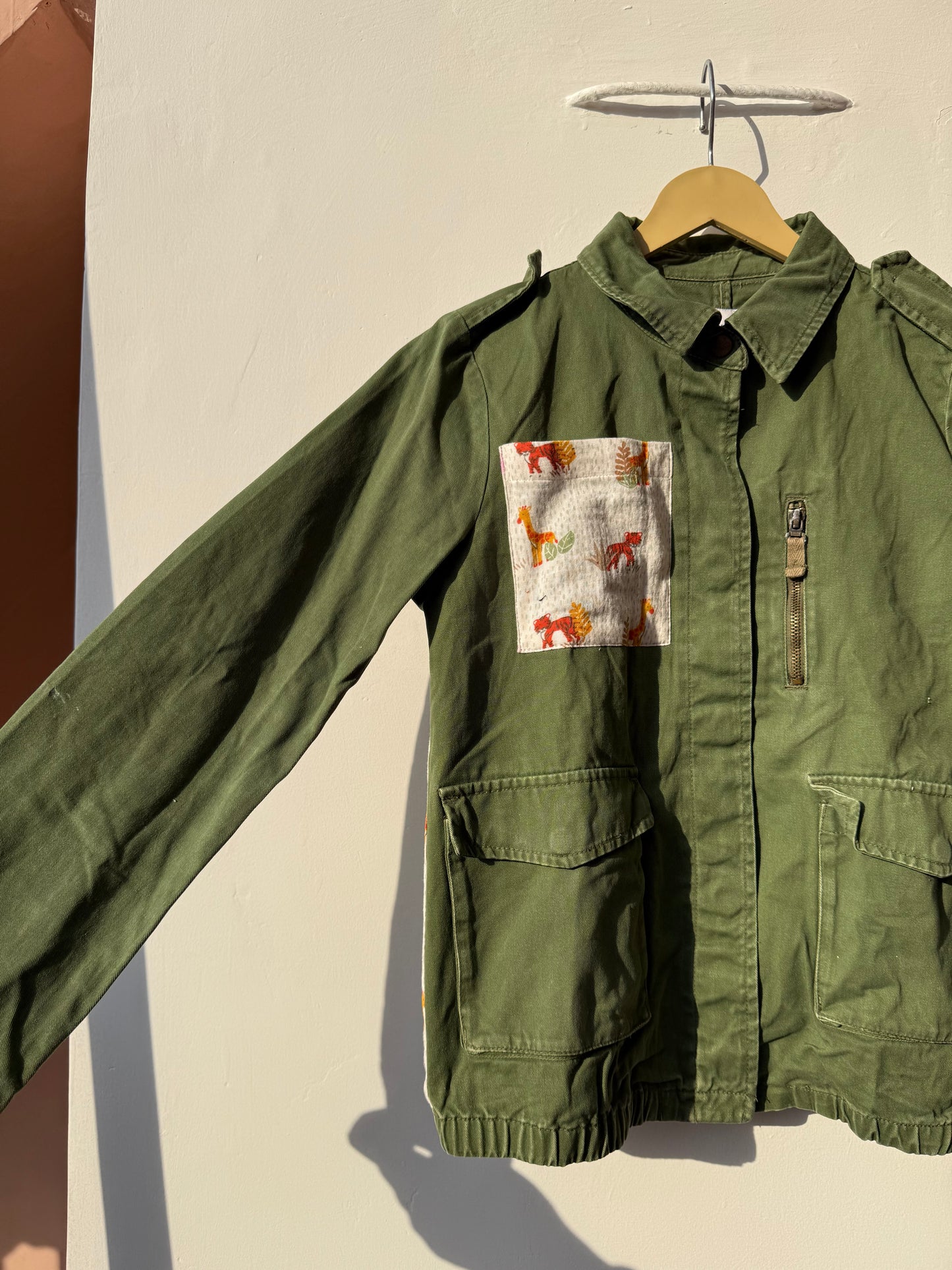 Customised patch Denim Jacket