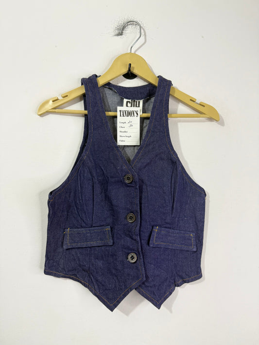 Denim vest
