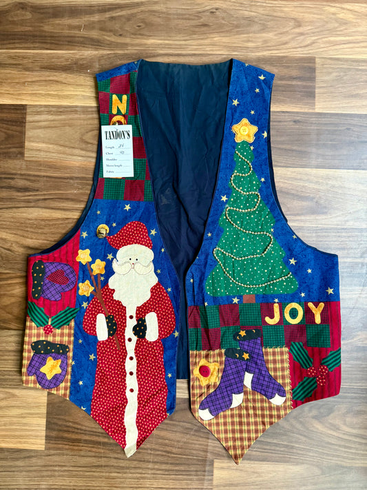 Christmas Print vest