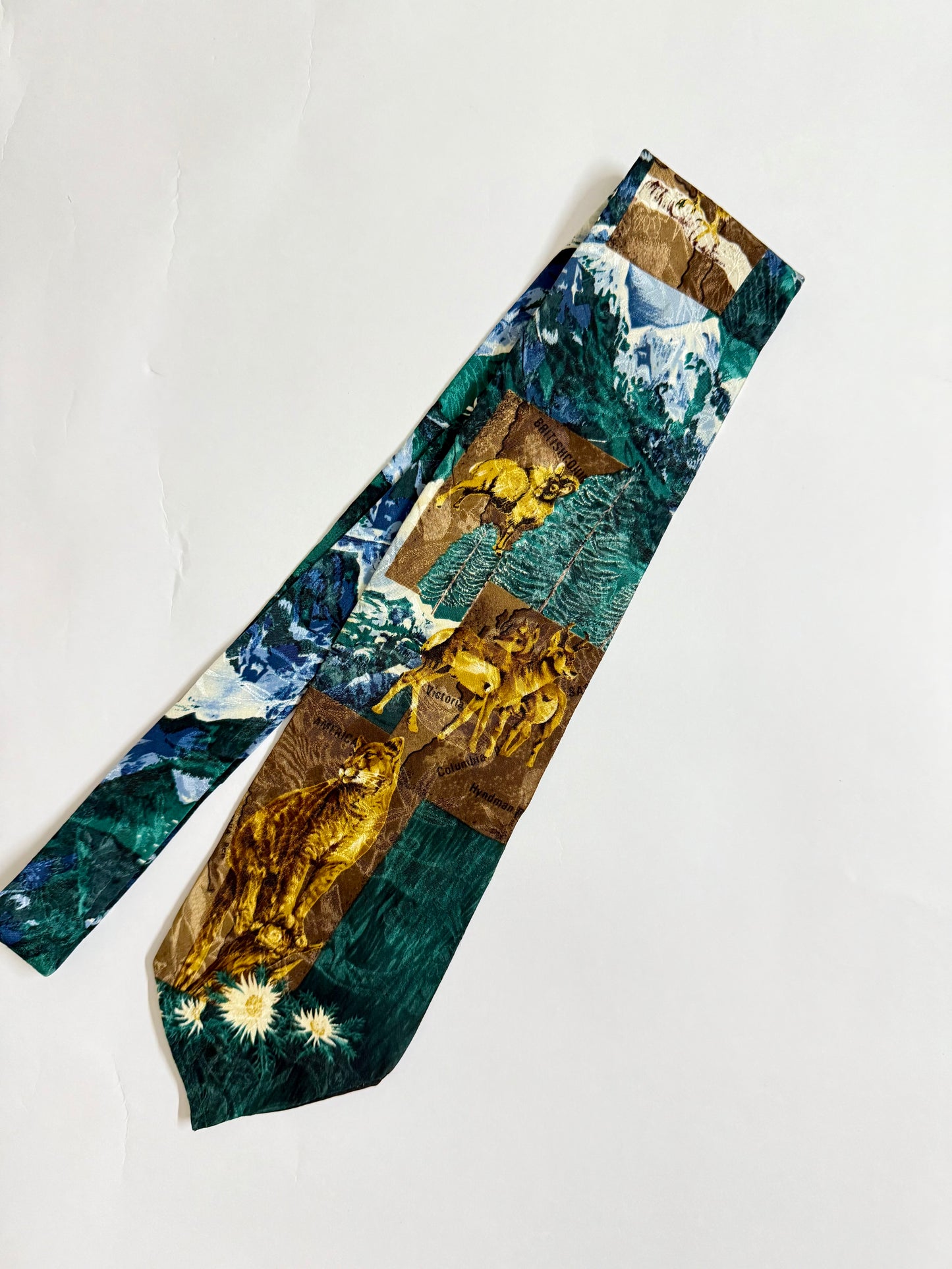 Endangered Spices Vintage Silk Tie
