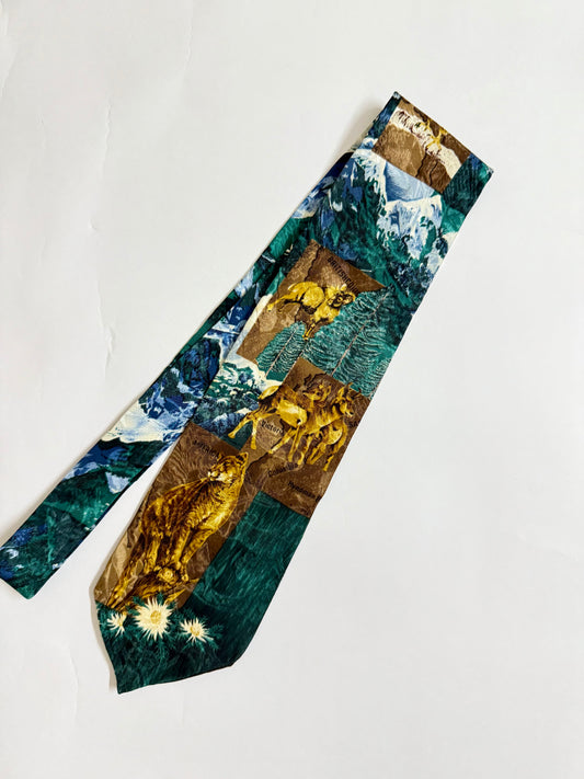 Endangered Spices Vintage Silk Tie