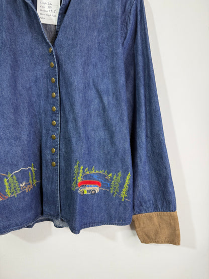 Christopher & Banks Denim Shirt