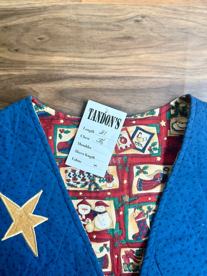 Christmas Embroidered vest