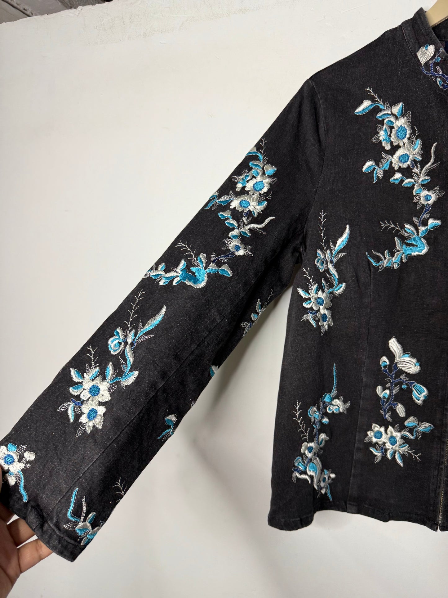 Denim & Co. Embroidered Jacket