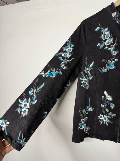 Denim & Co. Embroidered Jacket