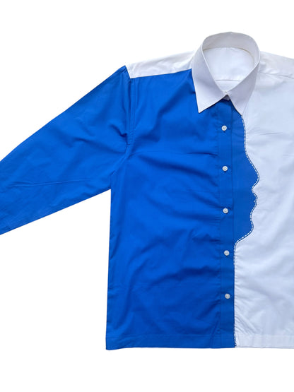 Blue Mirage 100% Cotton Shirt