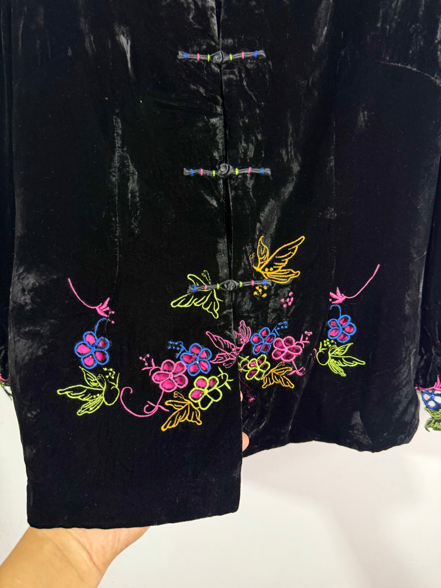 VELVET EMBROIDERED Vintage Jacket (Copy)
