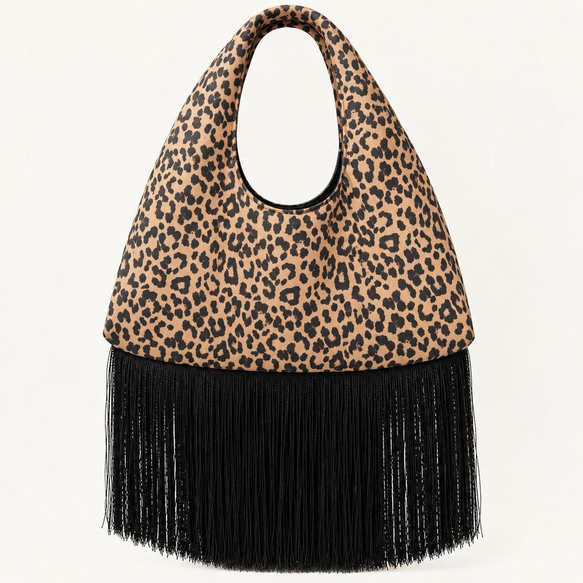 Handmade Leopard Lounge Fringe Bag