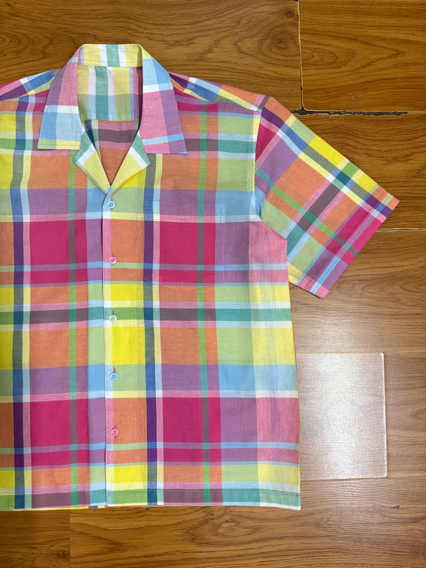 Rainbow Check 100% Cotton shirt