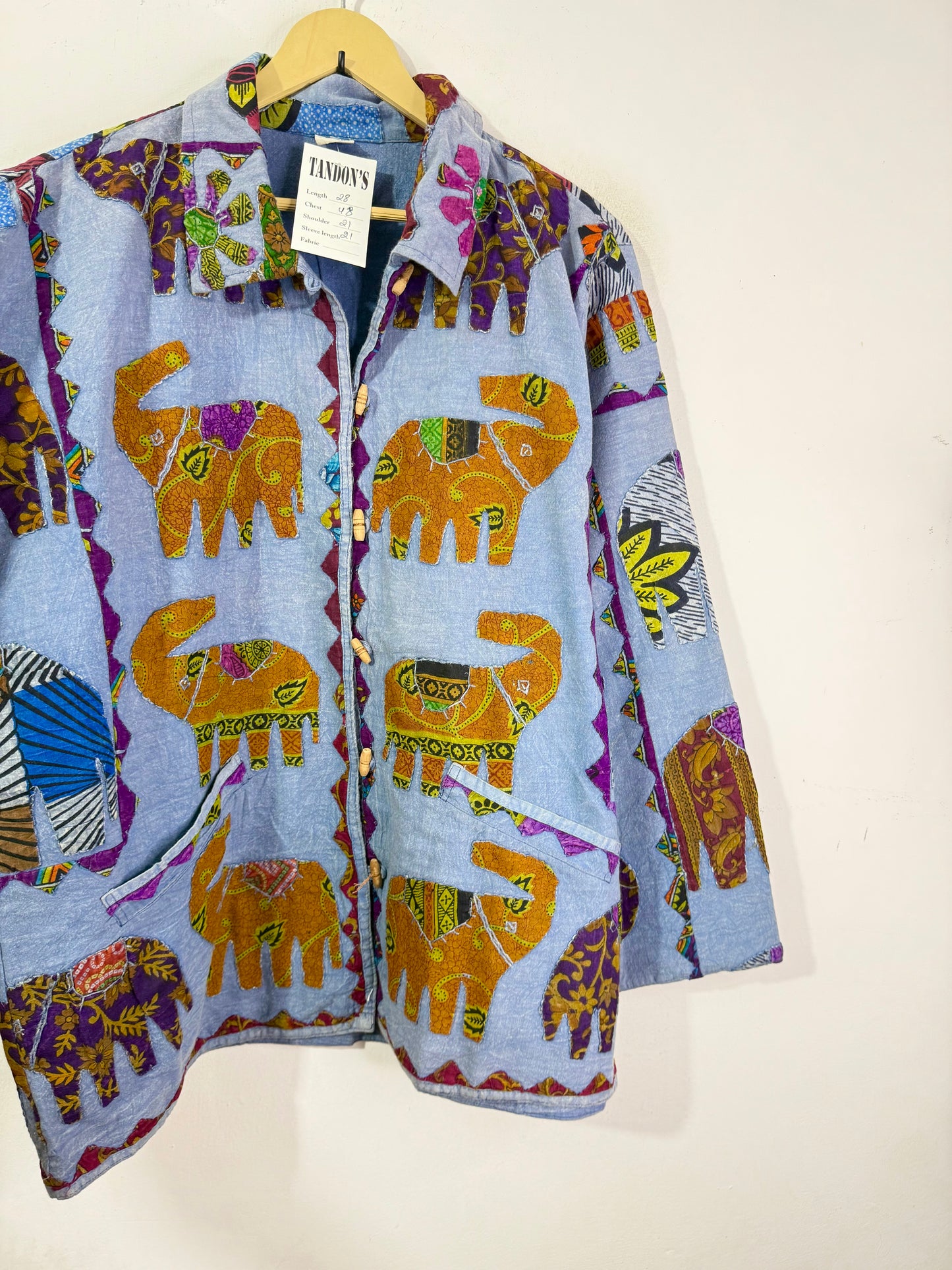 Elephant Print Vintage Jacket