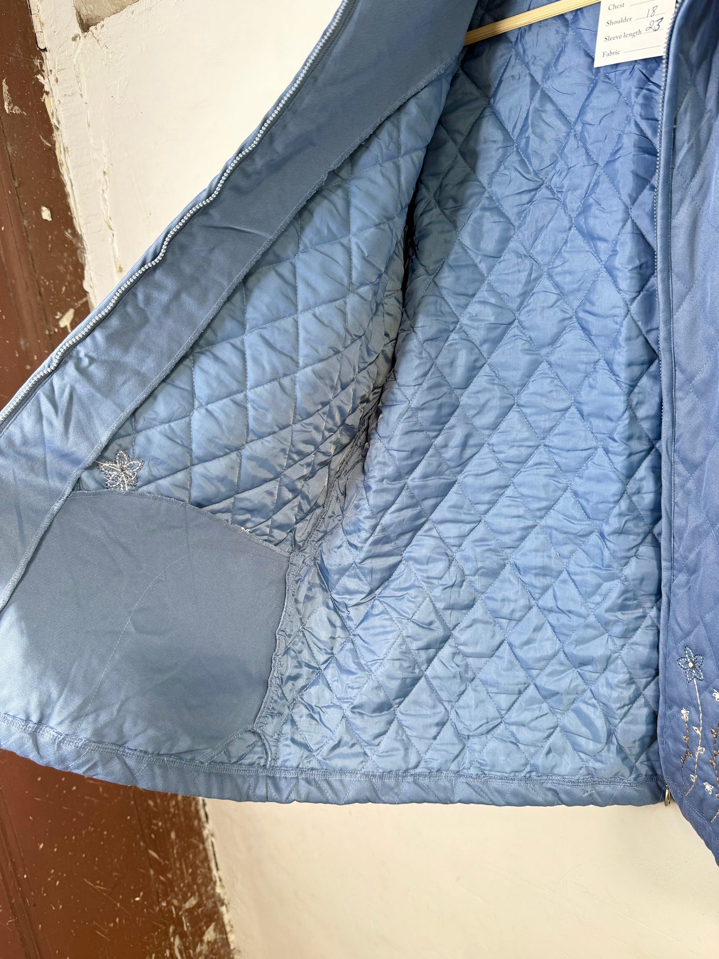 Alfred Dunner Quilted embroidered Jacket