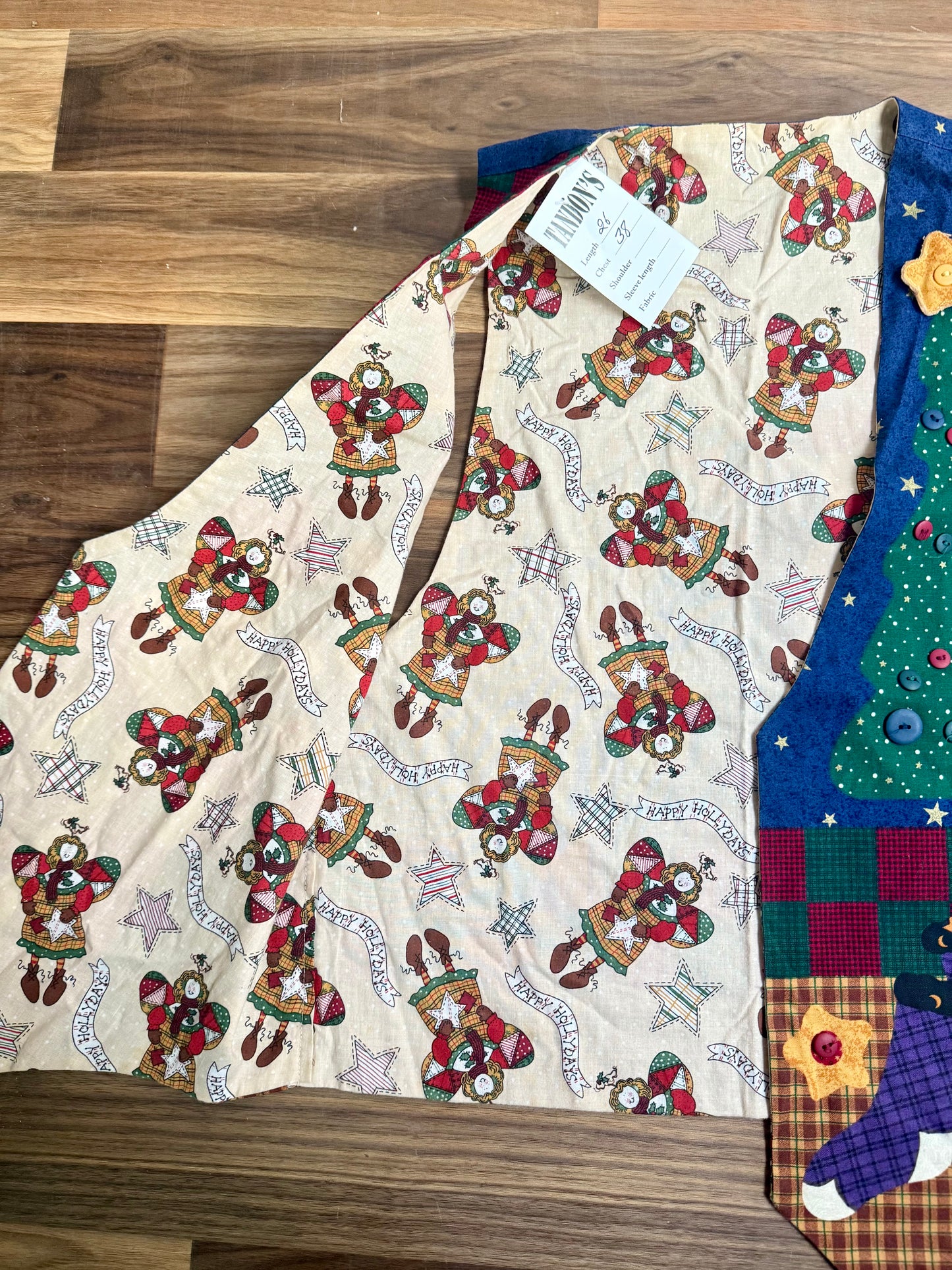 Christmas Embroidered vest