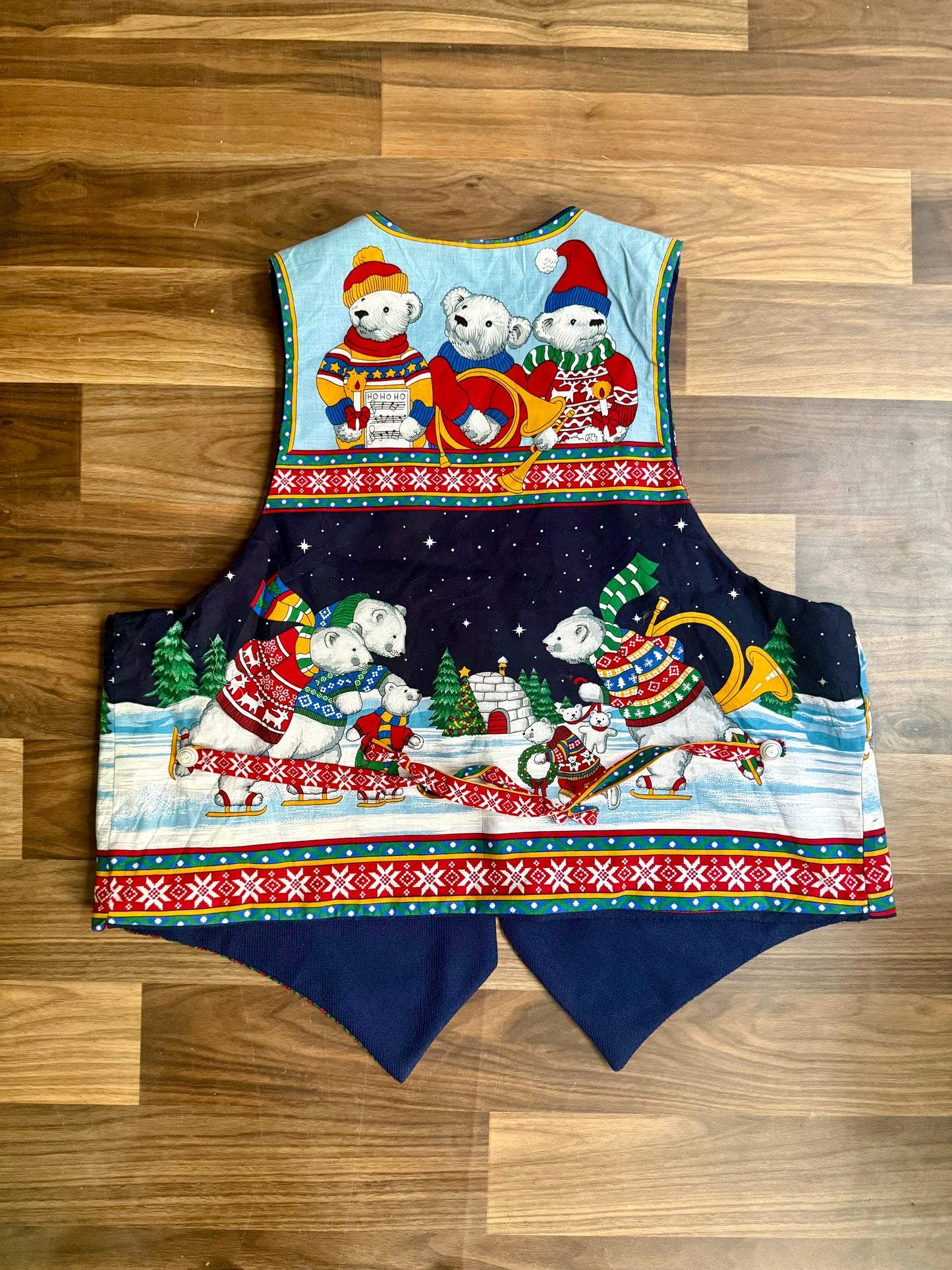 Christmas Print vest