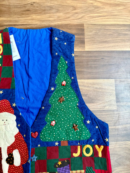 Christmas Print vest