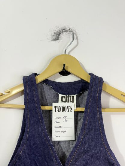 Denim vest