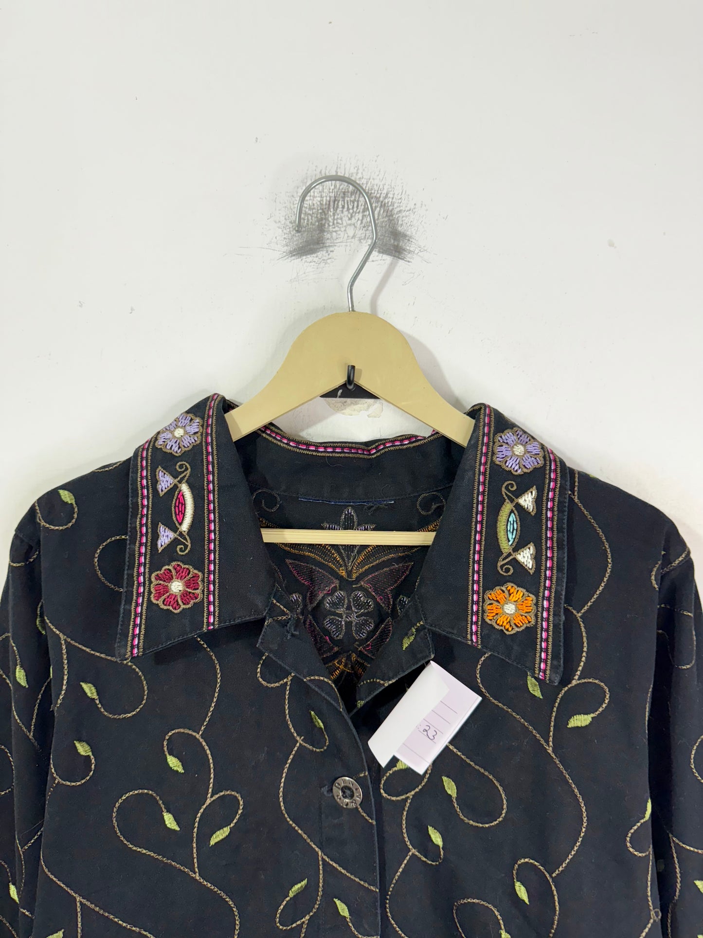 Machine embroidered Vintage Jacket