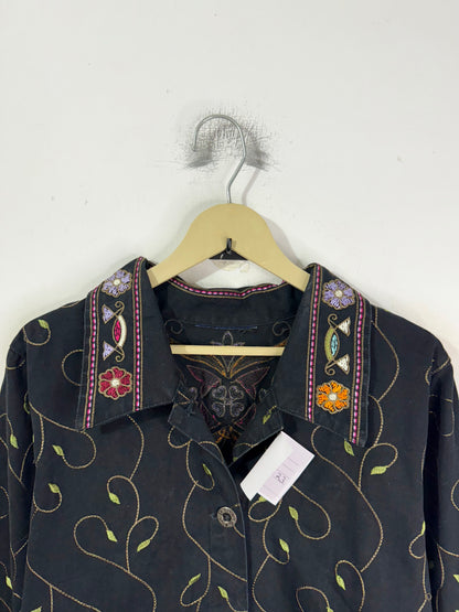 Machine embroidered Vintage Jacket