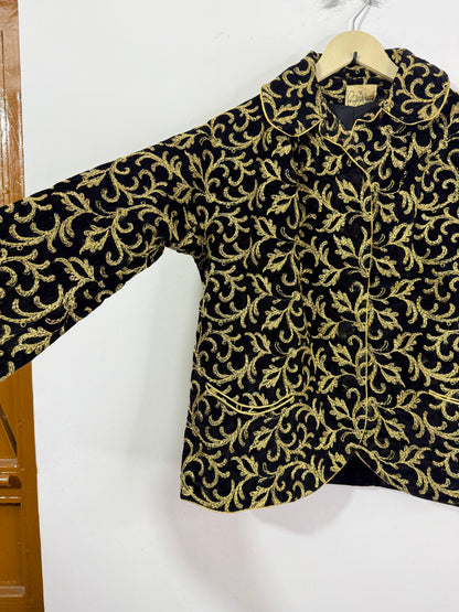 Zari Embroidered Vintage Jacket