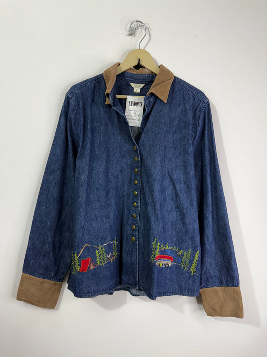 Christopher & Banks Denim Shirt