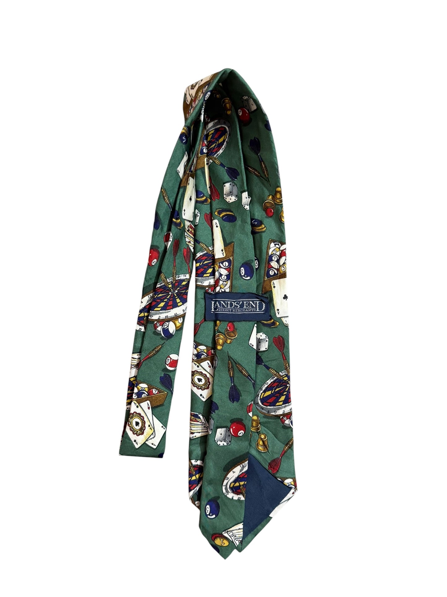 Land’S Ends Vintage Silk Tie