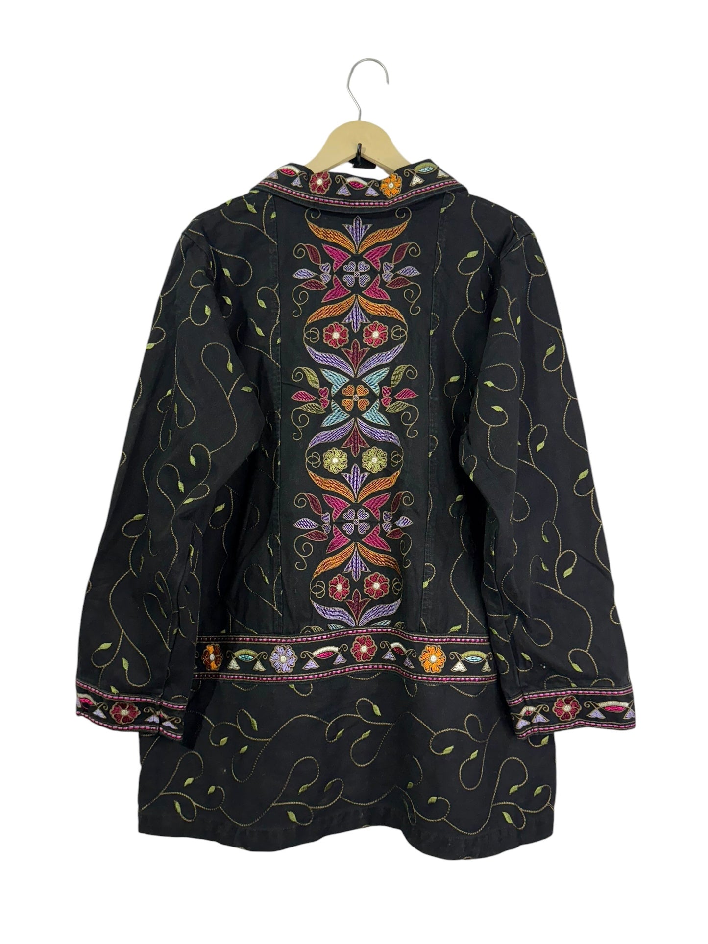 Machine embroidered Vintage Jacket