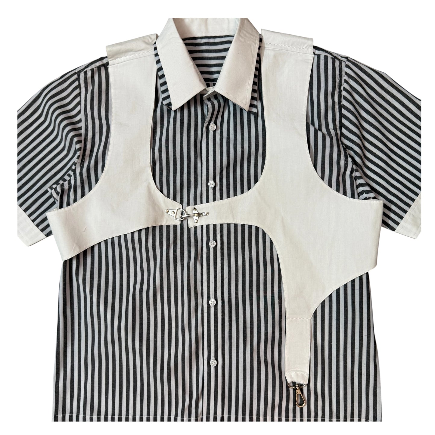 Black Cotton vest 100% Cotton Shirt