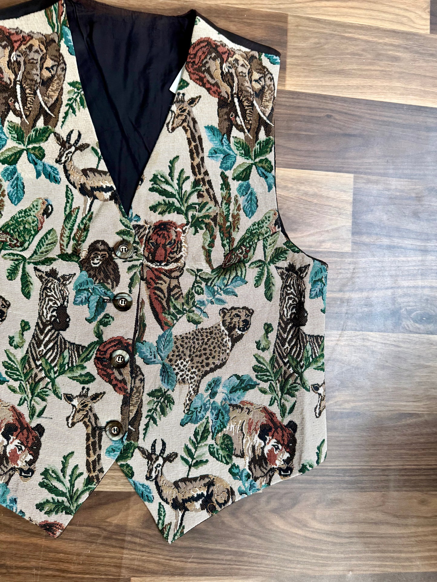 Wild animal  Print vest