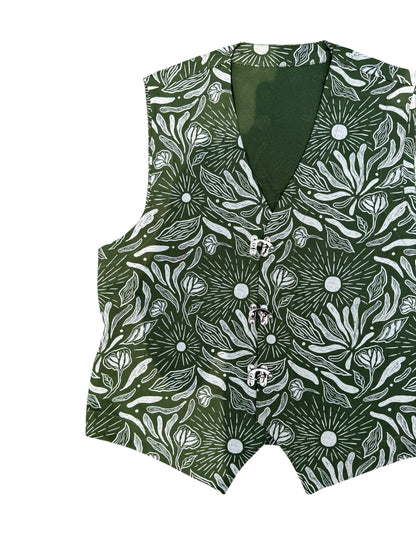 Moss Garden vest 100% Cotton