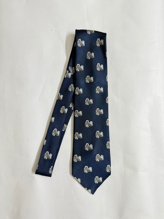 Key Nine Vintage Silk Tie