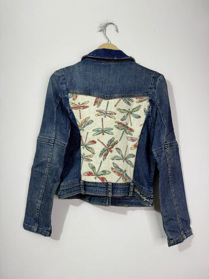 Customised Tapestry patch Denim Jacket