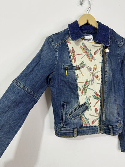 Customised Tapestry patch Denim Jacket
