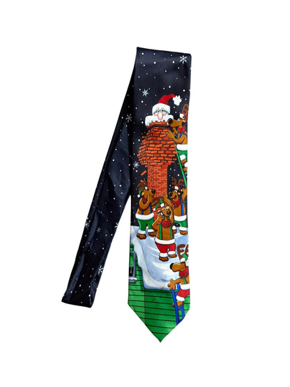 Yule the Greeting Vintage Silk Tie