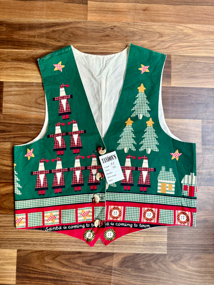 Christmas Print vest