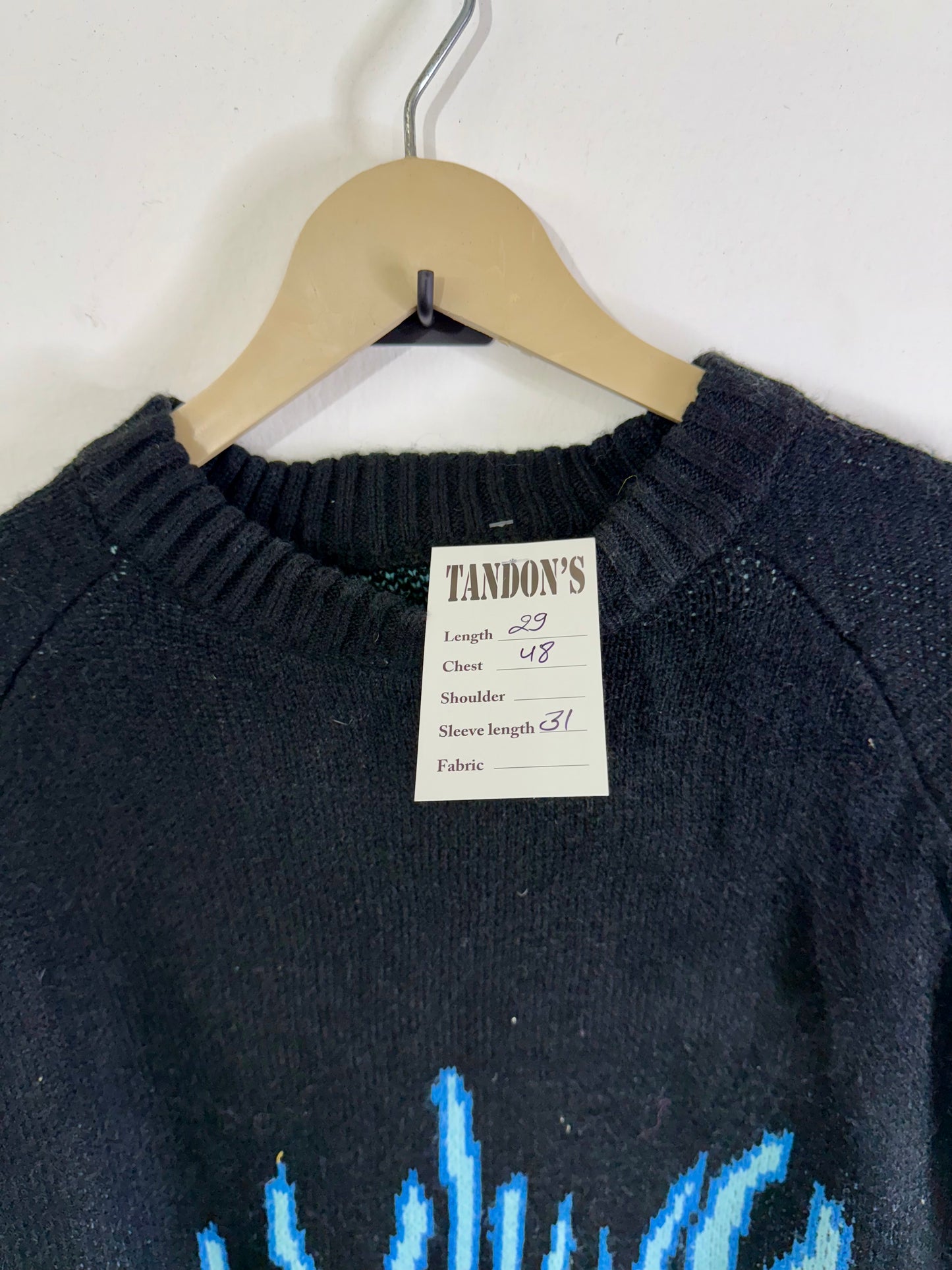 Blue fire Woolen Sweater
