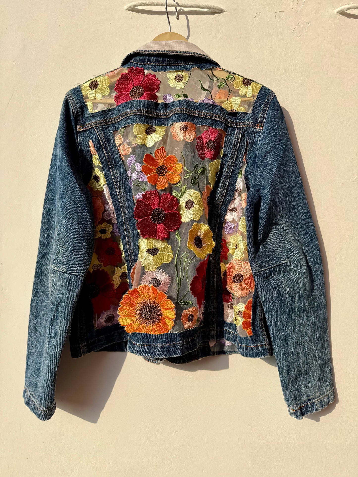 Customised cutwork Denim Jacket