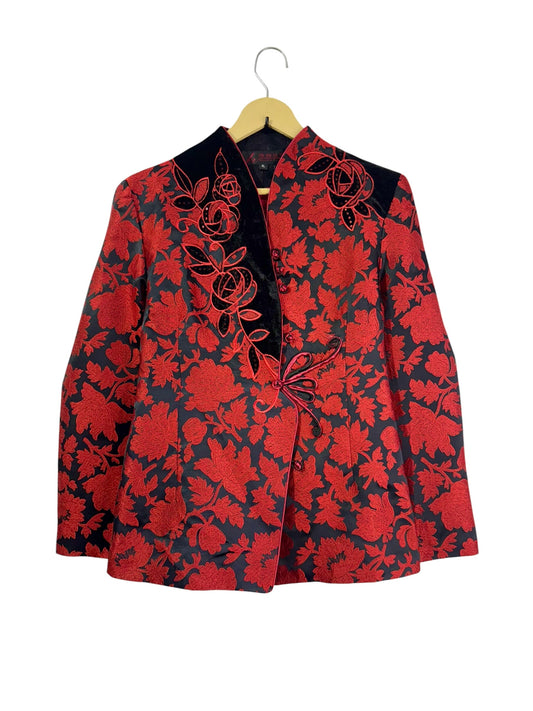 Velvet Embroidered Vintage Jacket
