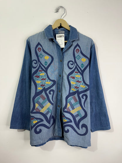 Renzi Embroidered Denim Shirt
