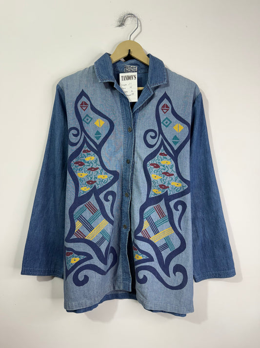 Renzi Embroidered Denim Shirt