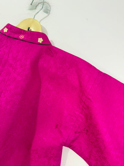 Japanese Silk Vintage Long Jacket