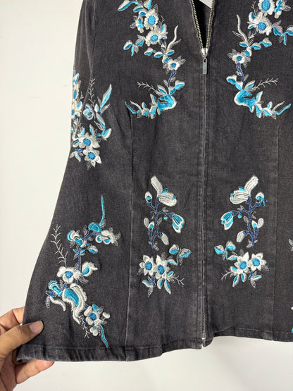 Denim & Co. Embroidered Jacket