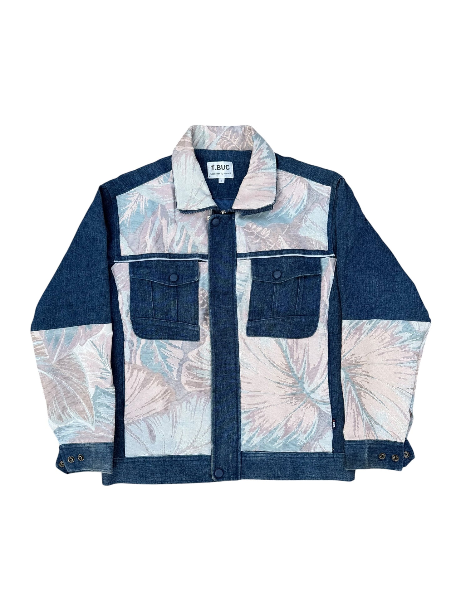 Upcycled Tapestry Denim Jacket