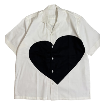 Black Heart Patch 100% Cotton Shirt