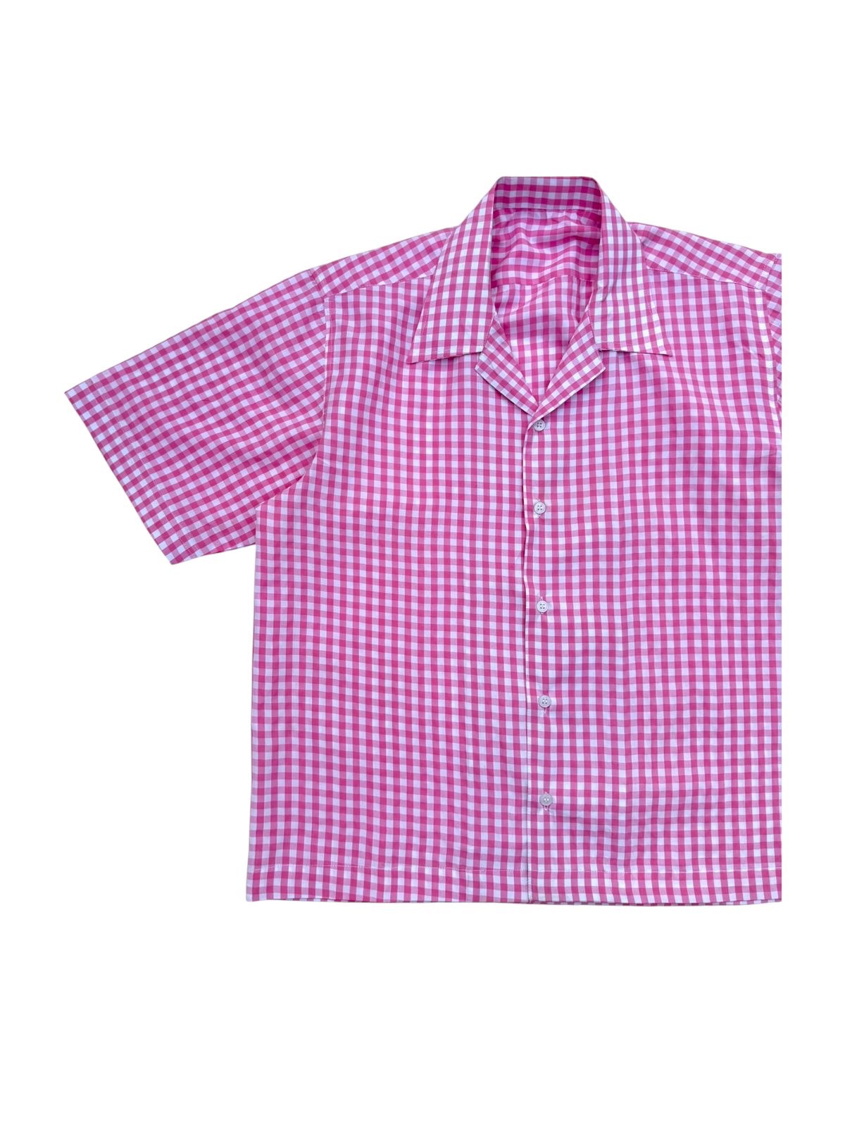 Pink Check 100% Cotton shirt