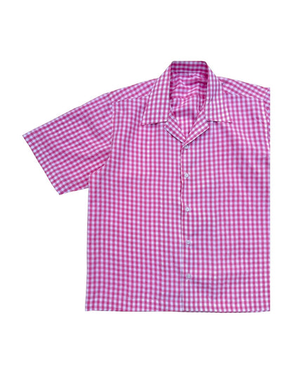 Pink Check 100% Cotton shirt