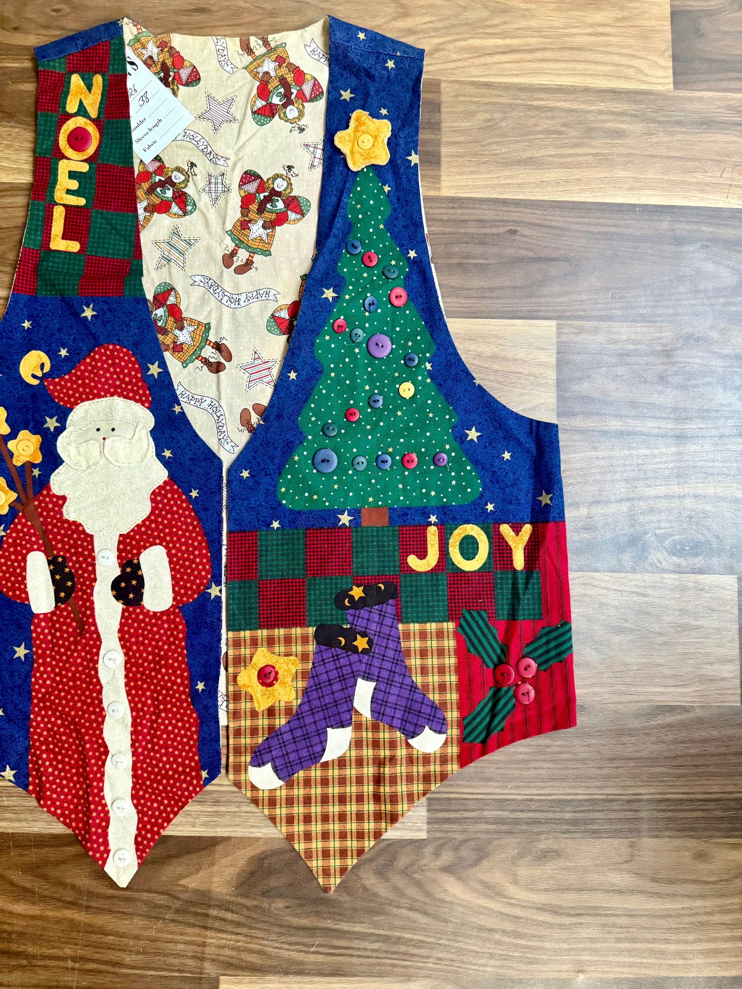 Christmas Embroidered vest