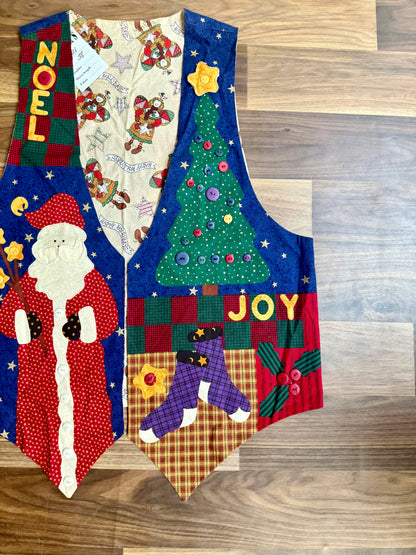 Christmas Embroidered vest