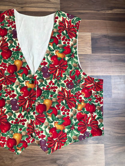Fruit print vest