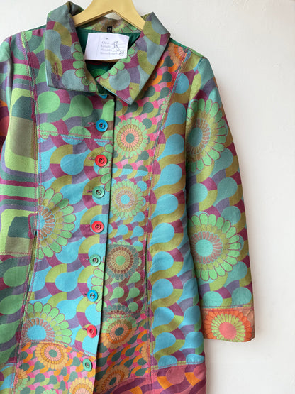 Jacquard Long vintage Jacket