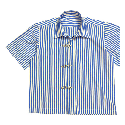 Fireman Clasp Blue 100% Cotton Shirt